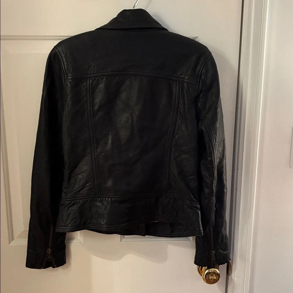 Treasure and Bond Black Leather Jacket - Small - Picture 2 of 3